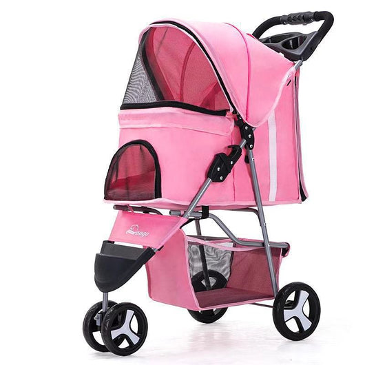 Carrito Plegable para Mascotas - Cómodo y Portátil para Perros y Gatos - Image 10