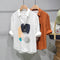 Camisa Casual de Solapa con Estampado para Hombre