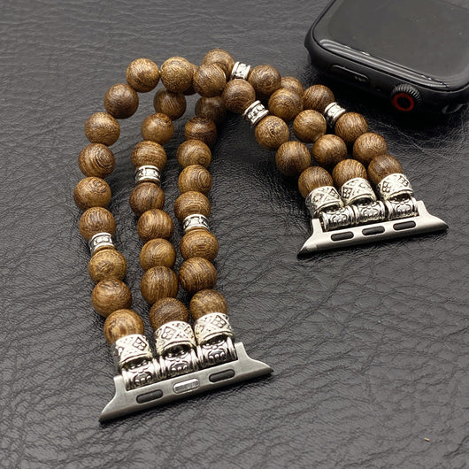 Pulsera de Madera con Correa Ajustable - Image 4