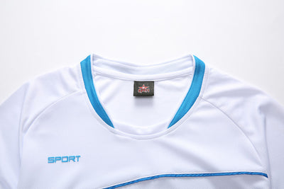 Conjunto Deportivo Camiseta Manga Corta Hombre Verano Cuello Redondo Estampado Estilo Coreano - Image 13