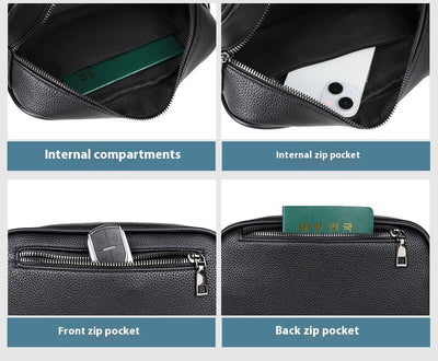 Cartera de Cuero para Hombre - Portadocumentos Ejecutivo de Gran Capacidad - Image 14
