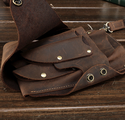 Bolsa de Cintura para Peluquería en Cuero Personalizado - Image 12