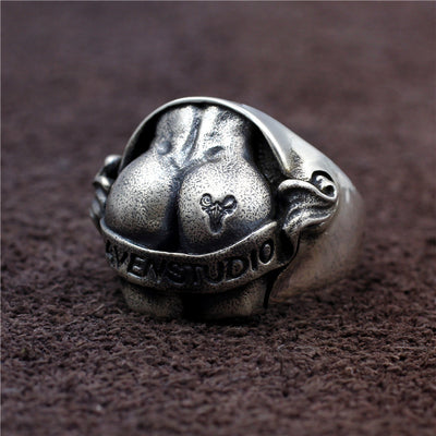 Anillo Punk de Plata 925 Thai Diseño Exclusivo - Image 10