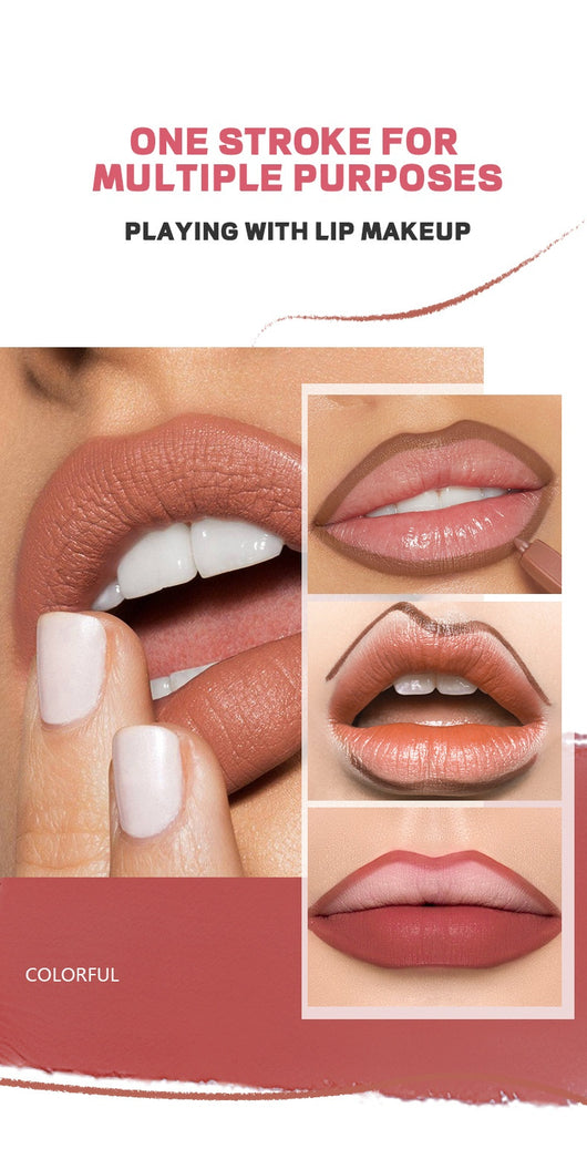 Delineador Labial Líquido Mate Impermeable Sin Mancha - Image 50