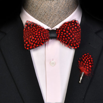 Moño Personalizado con Pluma para Hombre