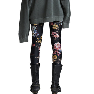 Leggings Falda Estampado Mariposas Floral Retro - Image 17