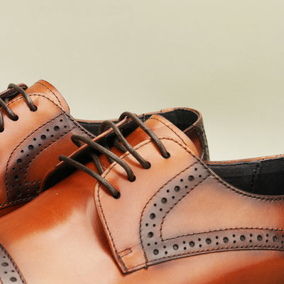Zapatos de Cuero Brogue Grabados para Hombre - Elegancia Empresarial - Image 9