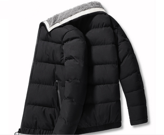 Chaqueta Cálida de Felpa para Invierno - Casual y Versátil - Image 6