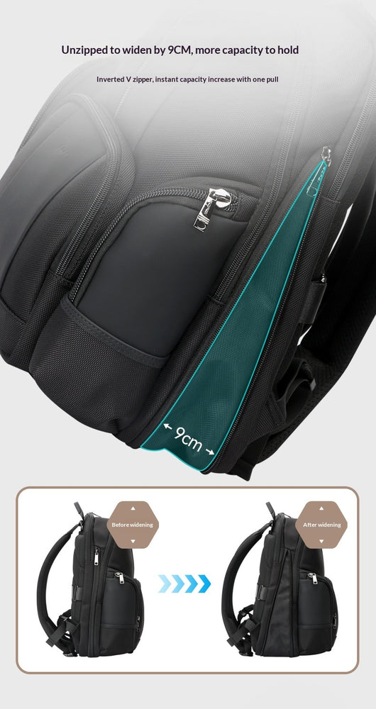 Mochila Ejecutiva Multifuncional para Hombre con Descarga de Peso - Image 16