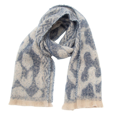 Bufanda Estampado Leopardo Estilo Europeo Americano para Hombre - Image 6