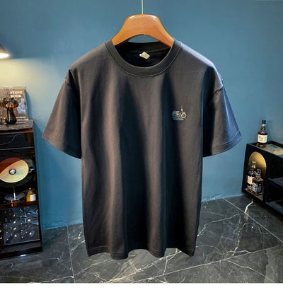 Camiseta Casual para Hombre Verano con Bordado Minimalista - Image 16