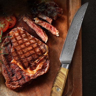 Cuchillo Damasco para Carne Acero Inoxidable Premium - Image 7