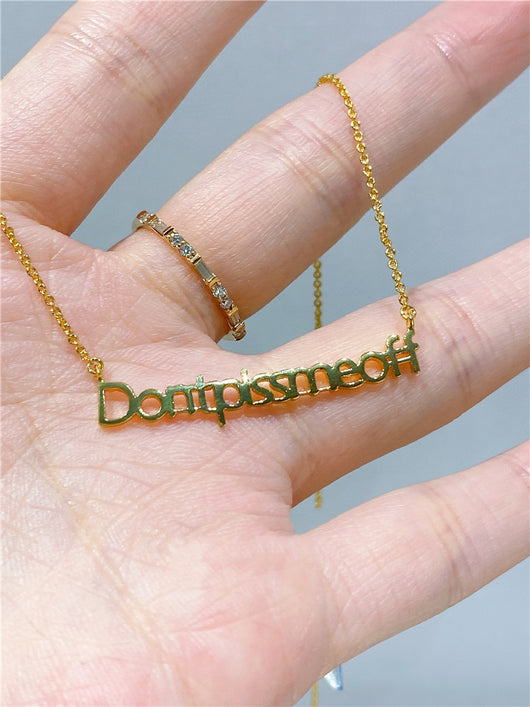 Collar de Letras Sonrisa con Mensaje Positivo - Image 17