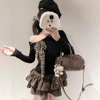 Blusa Ajustada de Manga Larga con Tirantes - Estilo Otoño Deseo - Image 5
