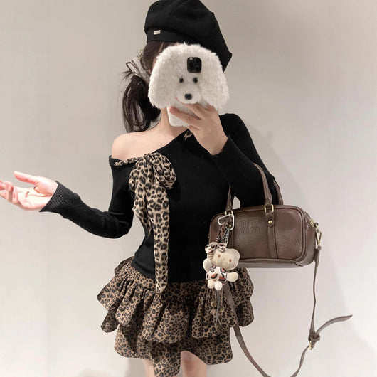 Blusa Ajustada de Manga Larga con Tirantes - Estilo Otoño Deseo - Image 5