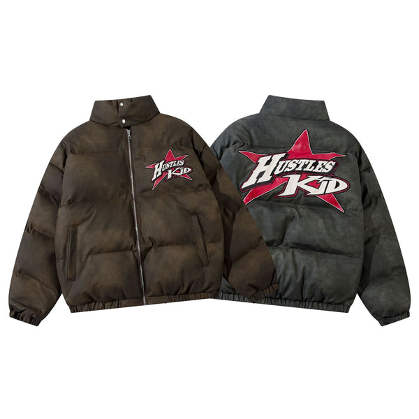 Chaqueta de Algodón con Bordado - Estilo Urbano Versátil
