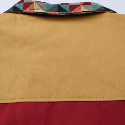 Chaqueta Polo Suelta Retro Americana con Cuello Clásico - Image 3