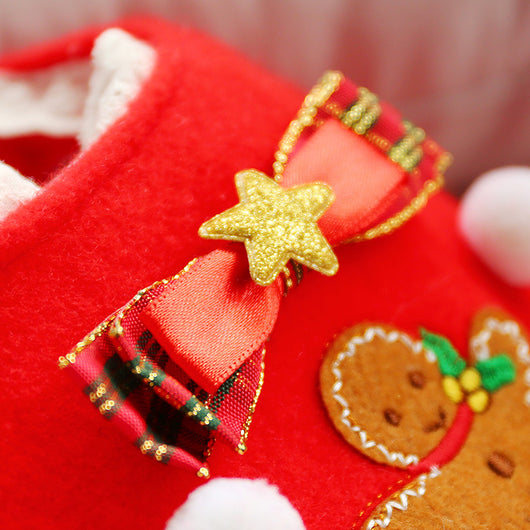 Abrigo Navideño Cuadros Rojos para Perros - Diseño Festivo - Image 7