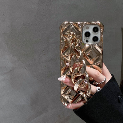 Funda para Celular con Cadena Dorada a Prueba de Caídas - Image 6