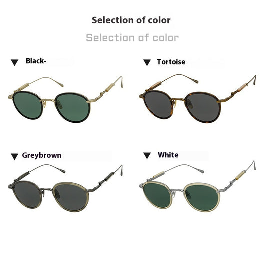 Gafas Redondas Vintage de Diseño Artístico para Jóvenes - Image 3