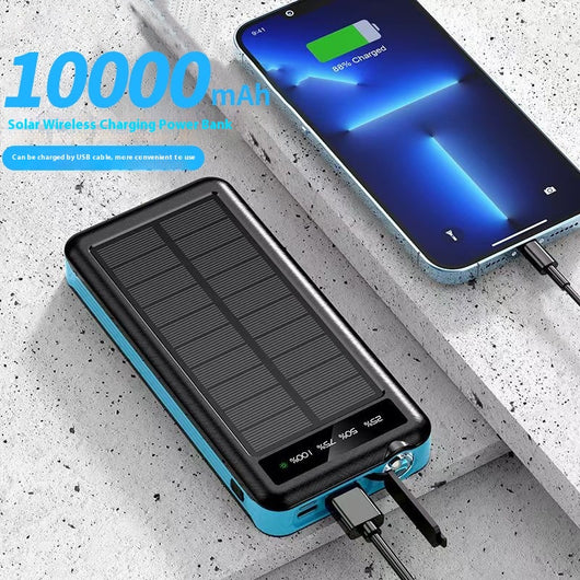Cargador Solar Portátil Resistente al Agua con Cable - Image 12