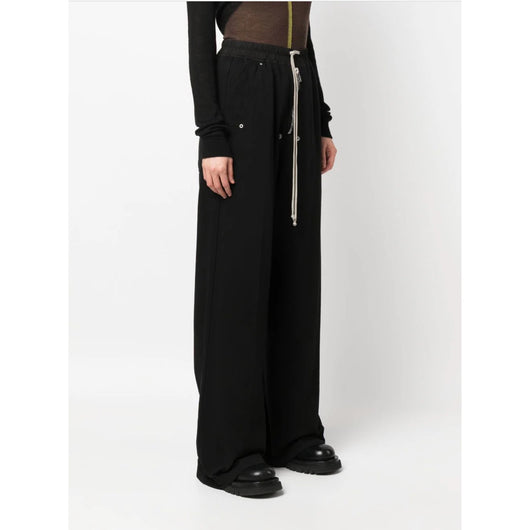 Pantalones Holgados de Punto Doble Línea para Parejas - Unisex Pierna Recta Ancha - Image 3