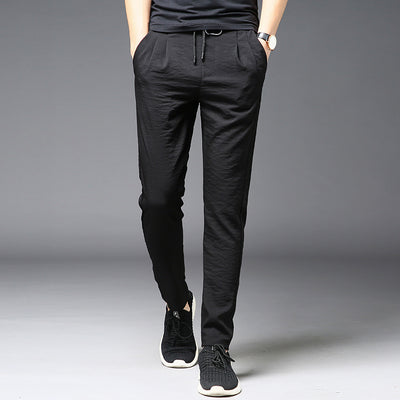 Pantalones Casuales Daddy Ice Silk Verano - Ligeros y Frescos para Hombre - Image 19