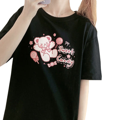 Playera de Algodón Talla Grande para Mujer, Cuello Redondo y Manga Corta - Image 10