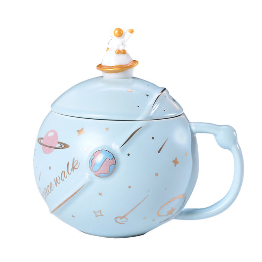 Taza de Cerámica para Pareja con Tapa y Cuchara - Diseño Boy and Girl - Image 6
