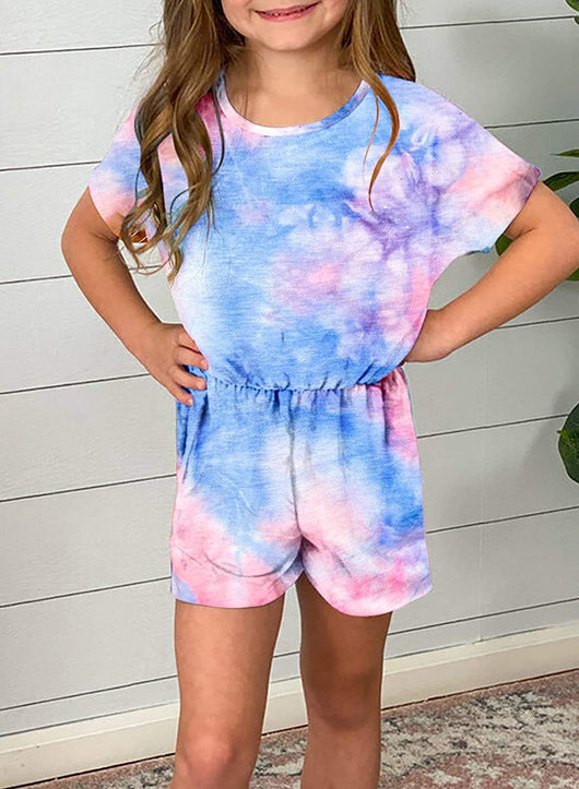Jumpsuit Tie-dye Cuello Redondo para Mujer - Estilo Casual Moderno - Image 10