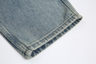 Pantalones Cargo Denim Vintage Lavado Retro Unisex - Image 21