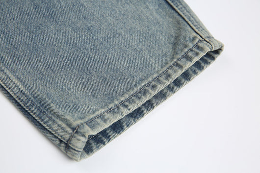 Pantalones Cargo Denim Vintage Lavado Retro Unisex - Image 21