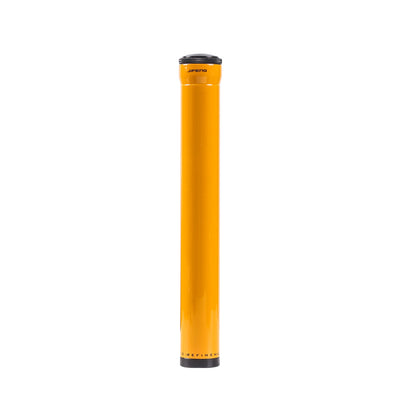 Red portable travel tube made of aluminum alloy with black caps and "RY TASTE JIFENG DEVICE" text. - Image 5