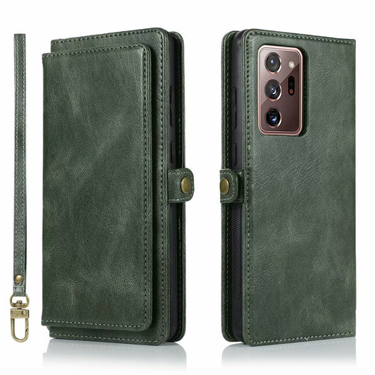 Funda Magnética Galaxy S21 Patrón Crazy Horse con Cierre de Hebilla - Image 6