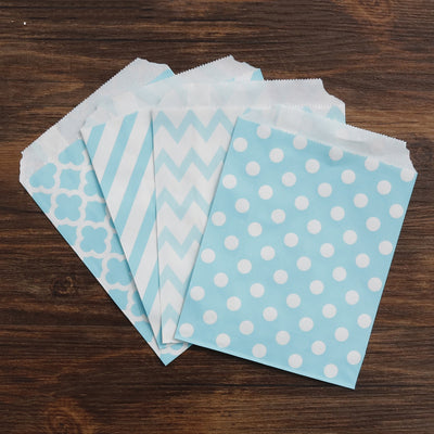 Bolsa de Papel Kraft con Diseño de Trébol de Cuatro Hojas y Onda de Puntos - Image 17
