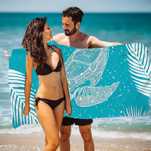 Toalla de Playa Bohemia Estampada - Absorbente y Versátil - Image 45