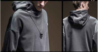 Chaqueta con Logo y Capucha de Terciopelo Grueso - Image 8
