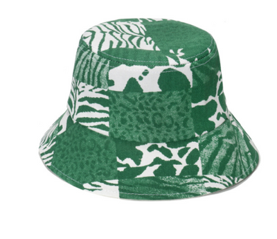 Sombrero Pescador Mujer Flores Geométricas Primavera Verano - Image 3
