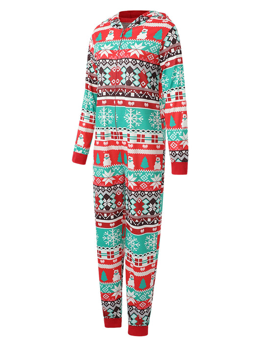 Pijama Navideño con Capucha para Toda la Familia - Conjunto Coordinado Padre e Hijo - Image 13