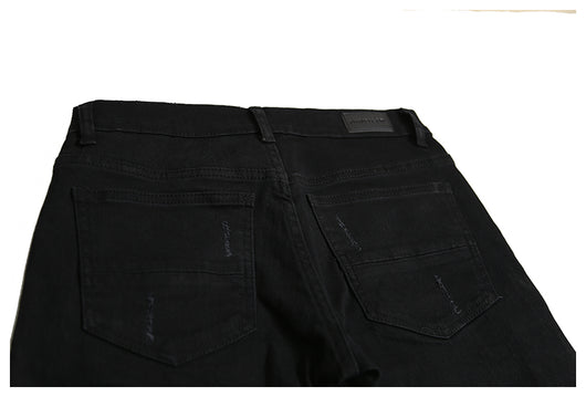 Jeans Slim Fit Elásticos con Parches de Costura PU - Image 16