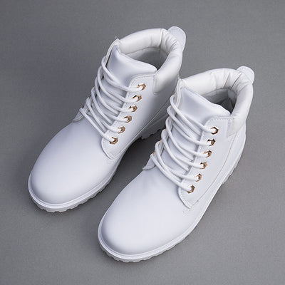 Botas Martin Blancas para Mujer - Estilo Trabajo y Casual - Image 7
