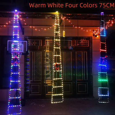 Escalera LED Navideña Impermeable para Decoración Exterior - Image 8