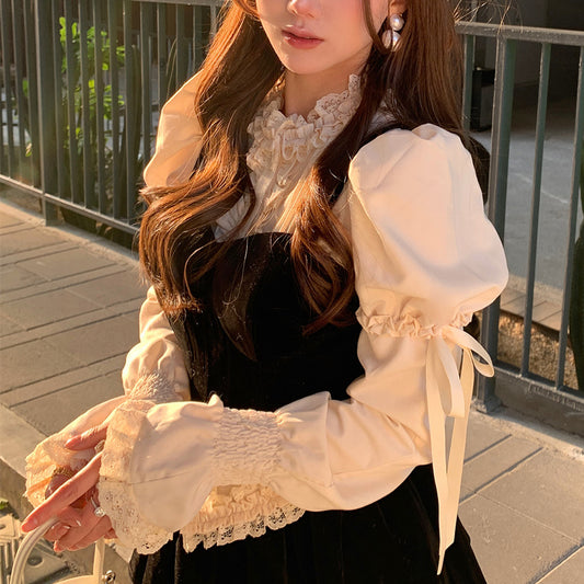 Blusa de Manga Larga con Volantes - Image 2