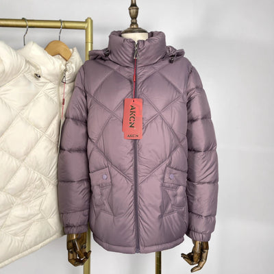 Abrigo Suelto con Cuello Alto para Mujer - Calidez Otoño e Invierno - Image 2