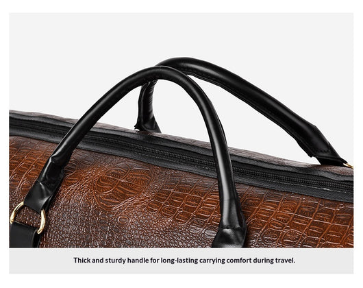 Bolsa de Viaje Deportiva para Hombre con Patrón Cocodrilo Personalizable - Image 16