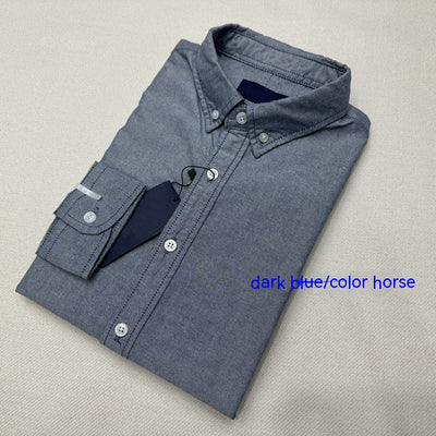 Camisa Manga Larga Hombre Business Casual Primavera Otoño - Image 5