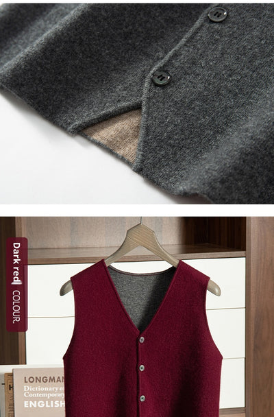 Chaleco de Punto Premium Cuello V para Hombre - Image 11