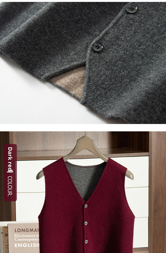 Chaleco de Punto Premium Cuello V para Hombre - Image 11