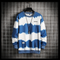 Suéter Holgado Tie-Dye Bicolor para Hombre Talla Grande