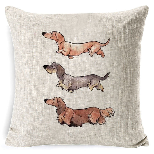 Funda de Almohada Vintage Perros Algodón 45x45 - Image 9